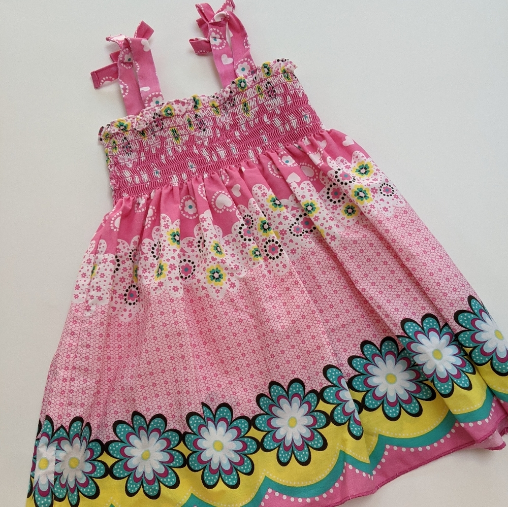 Blueberi Boulevard baby girl sundress. 18 months